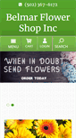 Mobile Screenshot of belmarflowershop.net
